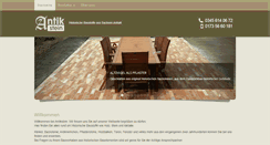 Desktop Screenshot of baustoffe-antik.de